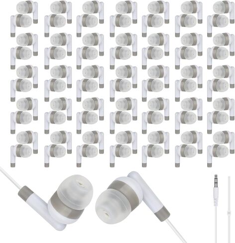 Bulk Kids Earbuds for Classroom 60 Pack,Student Wired Earphones in Saudi Arabia