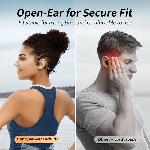 CXK Bone Conduction Headphones Bluetooth 6.0 Open Ear Wireless with Mic in Kuwait