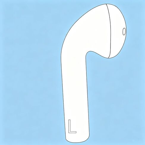Single Earbuds Pods 2 A2031 Replacement Left Earbud Only, Bluetooth Wireless Single Ear Replacement, Compatible with Pods 2nd Generation, L A2031 in Saudi Arabia