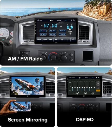 10" Linux Carplay Radio for Dodge RAM (06-12) & Durango (05-08) in Kuwait