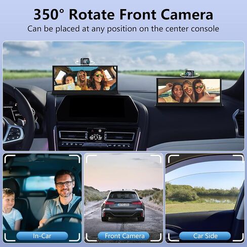 11.26" Carplay Screen for Car 4K Dash Cam 350° Rotate Camera Unique Bracket in Saudi Arabia