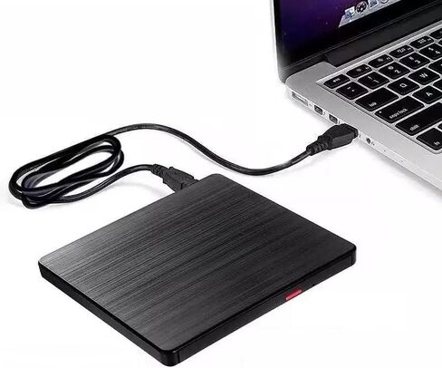 USB 3.0 External CD DVD Drive, Portable External Optical Drive Burner Compatible with Laptops and Desktop Computers in Saudi Arabia