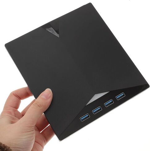 Alasum External DVD Drive USB 3.0 CD Burner Portable DVD Writer for Laptop and Desktop with Plug and Play, Memory Card Slot, Black Plastic Optical Drive in Saudi Arabia