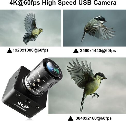 4K 60fps USB Camera, High Speed IMX678 Webcam for PC in Kuwait
