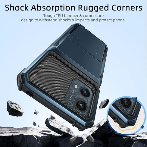 for Moto G 5G 2024 Wallet Case,5 Credit Card Holder for Motorola G in Kuwait