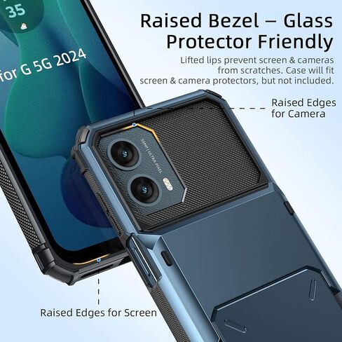 for Moto G 5G 2024 Wallet Case,5 Credit Card Holder for Motorola G in Kuwait