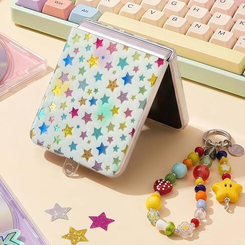 Y2K Star Cute Case for Samsung Galaxy Z Flip 7 with Chain in Kuwait