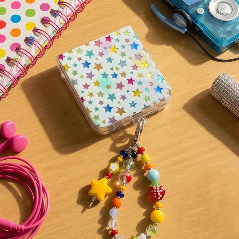 Y2K Star Cute Case for Samsung Galaxy Z Flip 7 with Chain in Kuwait