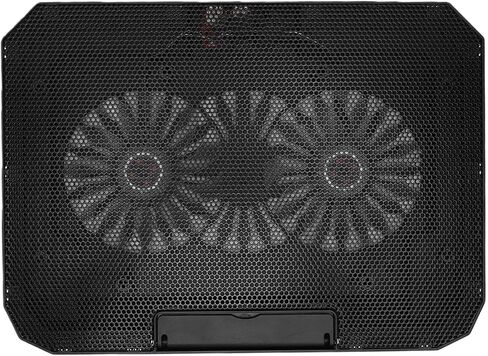 Laptop Cooling Pad Dual Fans Height Adjustable 12-17 Inch in Saudi Arabia