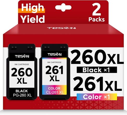 260XL 261XL Ink Cartridge Replacement for Canon 260 and 261 XL Combo Pack in Saudi Arabia