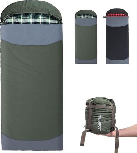 Lightweight Compact Sleeping Bag Backpacking for Adults Sleeping Bag Warm Weather with Compression Sack for Hiking Camping Traveling in Kuwait