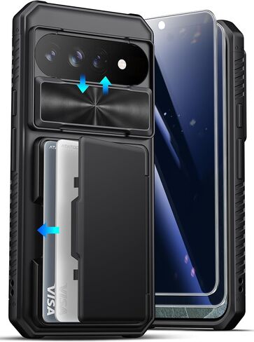 ATATOO for Google Pixel 10 Pro XL Wallet Case, Card Holder (4 Cards), Green in Saudi Arabia