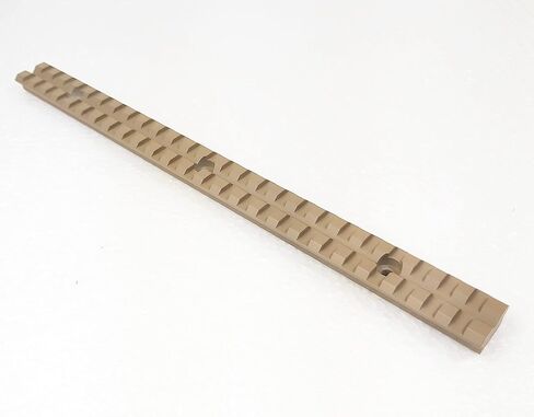 10" Long Picatinny Rail Mount Base Tan Color CNC Machining in Kuwait