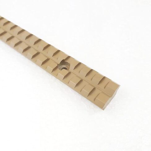 10" Long Picatinny Rail Mount Base Tan Color CNC Machining in Kuwait