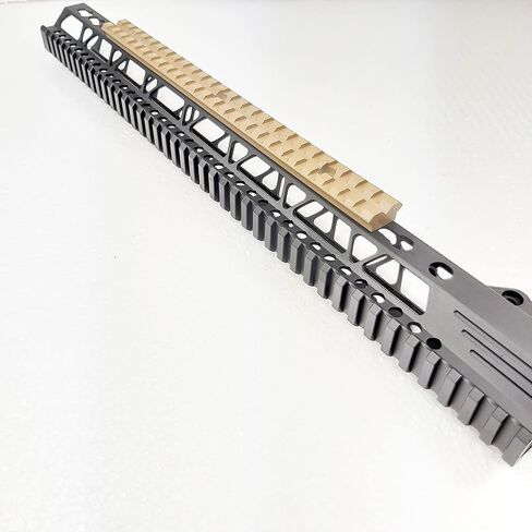 10" Long Picatinny Rail Mount Base Tan Color CNC Machining in Kuwait
