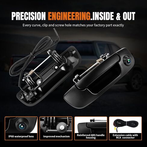 LCWRGS Tailgate Handle with Backup Camera Fits for 2002-2009 Dodge Ram in Kuwait