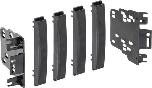 Metra Electronics 95-6511 Double-DIN Radio Installation Dash Kit Fits Select 2007-Up Chrysler Vehicles Black in Kuwait