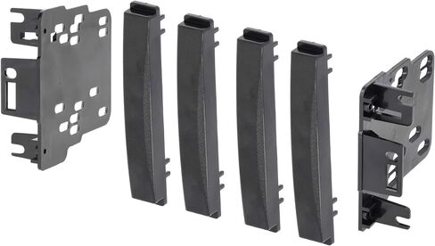 Metra Electronics 95-6511 Double-DIN Radio Installation Dash Kit Fits Select 2007-Up Chrysler Vehicles Black in Kuwait