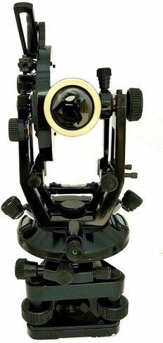 Manual Optical Theodolite Survey Instrument Aluminum Body Black with Carry in Kuwait