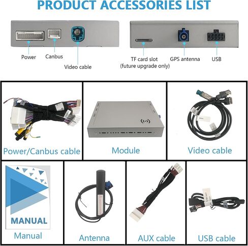 Wireless CarPlay & Android Auto Retrofit Kit for Nissan Pathfinder 2013-2016, Check Car Settings Menu Icon Before Buying in Kuwait