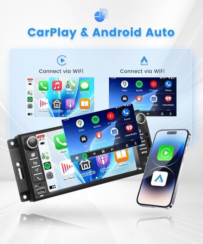 [4GB+64GB] Car Stereo for Jeep Wrangler 2007-2017 in Kuwait
