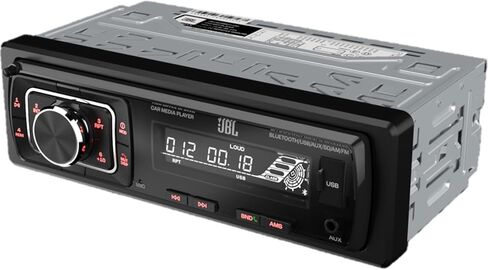 JBL Celebrity150 Single DIN Bluetooth Car Stereo Receiver w/USB/AUX/SD, Sub Output + 4X Audiobank 6.5" Coaxial Speakers (1100W Max Combined Power) - Car Audio Upgrade Package in Kuwait