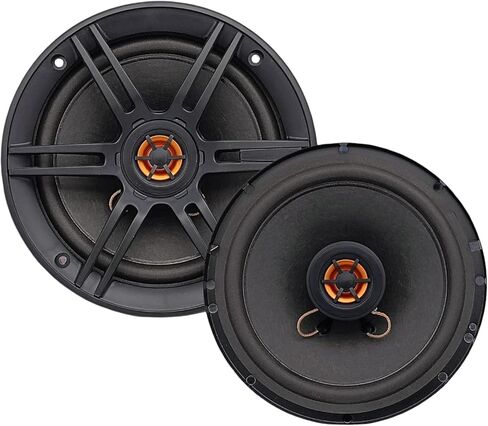 JBL Celebrity150 Single DIN Bluetooth Car Stereo Receiver w/USB/AUX/SD, Sub Output + 4X Audiobank 6.5" Coaxial Speakers (1100W Max Combined Power) - Car Audio Upgrade Package in Kuwait