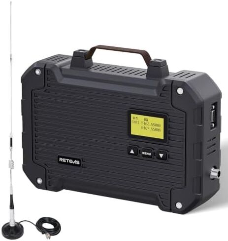 Retevis RT97L GMRS Repeater with GMRS Antenna Kit, High-Power, IP66 Waterproof, Long Range Base Station Compatible with Raspberry Pi for Emergency, Farms, Remote Areas & Home Use (1 Pack) in Kuwait
