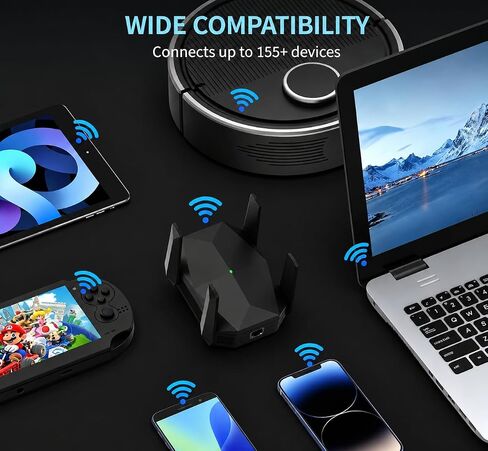 WiFi Extender, 2026 45X WiFi 6 Booster AX3000 in Saudi Arabia