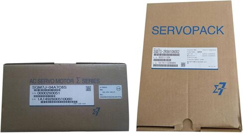 SMOCONE Expedited SGM7J-04A7C6S+SGD7S-2R8A10A002 New and Sealed in Box SGM7J04A7C6S+SGD7S2R8A10A002 1 Year Warranty and Fast in Kuwait