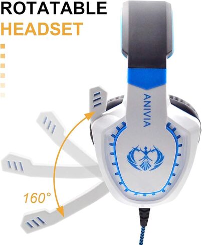 Stereo Gaming Headset with Microphone for Xbox One PS4 PC MAC Computer Laptop Playstation 4, Xbox One Controller, Phones in Kuwait