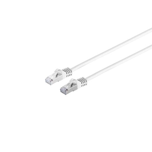 S-Conn Patch Cable Network Cable Ethernet LAN Cable RJ45 CAT 7 S/FTP PIMF Halogen-Free White 3 m in Kuwait