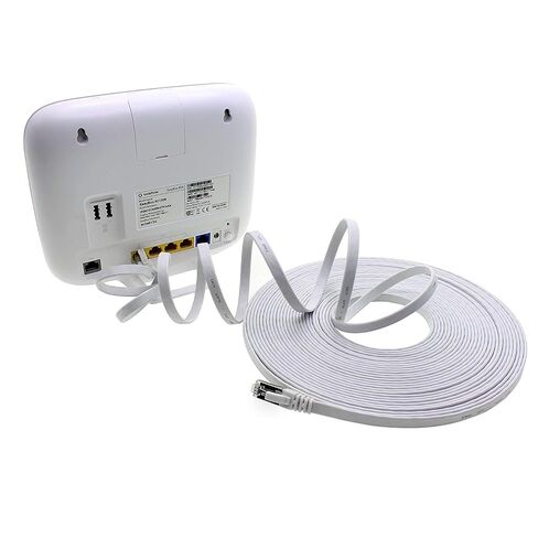 1aTTack.de Piatto Flat Slim Cat.7 Network Cable 1 m 7 Colours - 7pcs in Kuwait