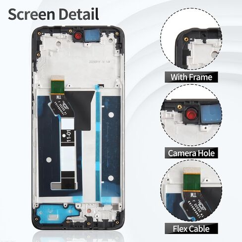 for Moto G 2026 LCD Screen Replacement for Moto g 2026 Digitizer Touch for Motorola XT2613-1 Phone Screen Display Assembly with Frame Black in Kuwait