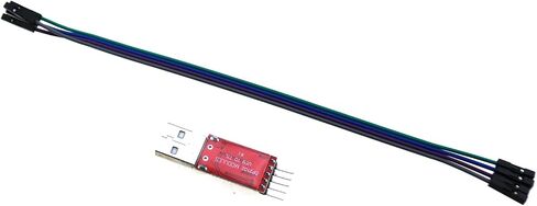TAODAN 1 Set CP2102 USB 2.0 to TTL Module Serial Converter Adapter Module with Jumper Supports 3.3 V/5V Output Compatible with ESP8266/STM32/STC in Kuwait