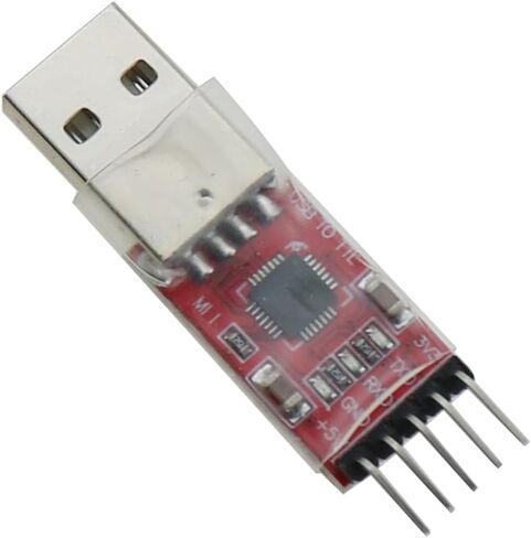 TAODAN 1 Set CP2102 USB 2.0 to TTL Module Serial Converter Adapter Module with Jumper Supports 3.3 V/5V Output Compatible with ESP8266/STM32/STC in Kuwait