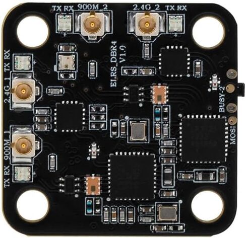 RadioMaster DBR4 Dual-Band Xross Gemini ExpressLRS Receiver - 0.25 - Black in Kuwait