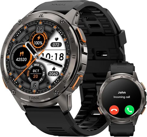 KOSPET Tank T3 Smart Watch for Men, 1.43" AMOLED, 5 ATM & IP69K Waterproof in Saudi Arabia