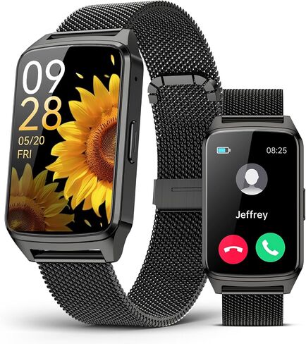Fitness Activity Tracker for Women Men with Step Counter, Calorie/Distance/Sleep Monitor, IP68 Waterproof for Android iPhone, Silicone Smart Watch Smartwatch with 110+ Sport Modes (Silver) in Saudi Arabia