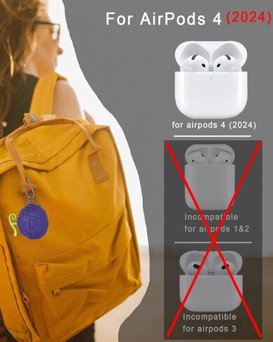 2Pack Devi Fruit for AirPods 4th Case Cute 2024 Released, Cute 3D Cartoon Silicone for Devil Fruit Cover Accessories for AirPods 4st Generation Case for Boy Girl with Cleaning Pen(Devil Fruit) in Kuwait