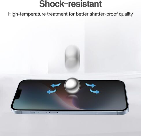 ProCase 2 Pack Privacy Screen Protector for iPhone 17e/ 16e/ 14/13 /13 Pro in Kuwait
