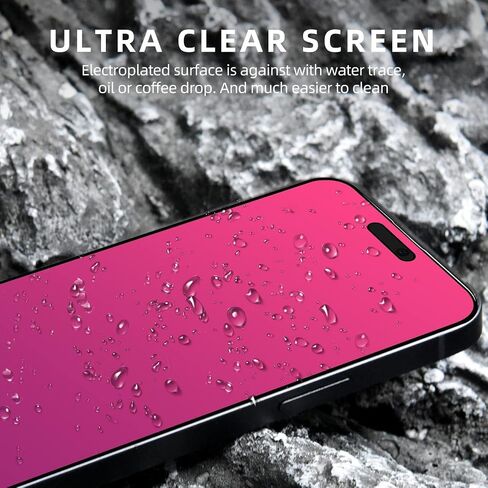 EGKimBa Privacy Screen Protector for iPhone 16 Pro Max, 6.9 inch Gradient Anti-Blue Light Tempered Glass - 2 Packs in Kuwait