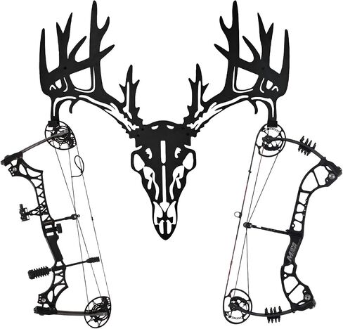 SPG Compound Bow Hanger for Wall - Deer-Shaped Bow Wall Mount Archery Bow Rack Storage Holder with Sponge Protection for Hunting Decor Holds Up to 13lbs in Kuwait