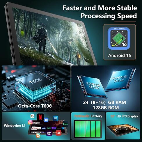 Tablet, Latest Android 16 Tablet 10 Inch in Kuwait