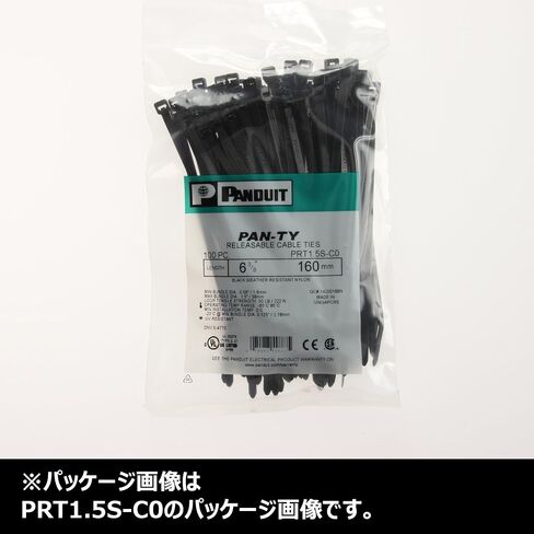 PRT4S-C0 . PANDUIT . CABLE TIE, REL, UV, 368X4.8MM, (Pack of 100) Cable Management in Kuwait