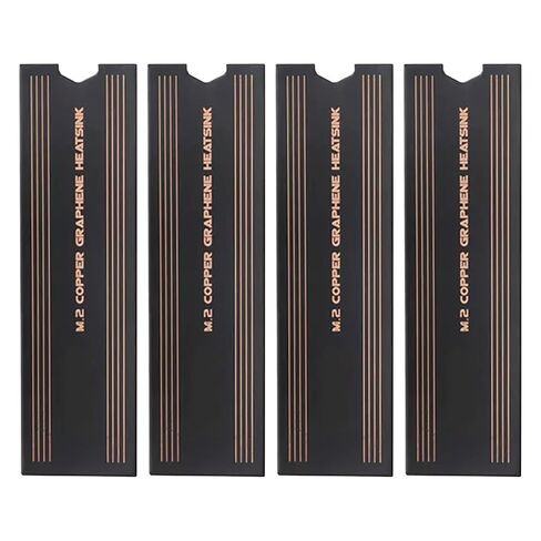 Laptop Copper Cooler Radiator Coating Heatsink Pad High Thermal Conductivity Cooling Pad M2 NVME SSD Heat Sink Copper Heatsink Laptop Memory Card Cooler Radiator Heat Sink Cooling Thermal Hard Disk in Kuwait