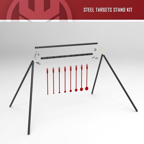 KNINE OUTDOORS AR500 Steel Spinning Target for .22 Rimfire with Stand, 1/4" in Kuwait