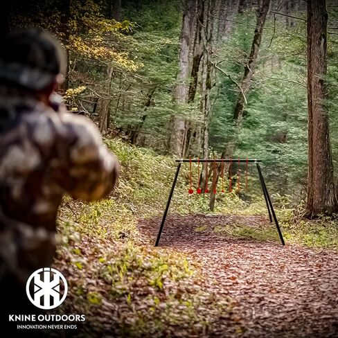 KNINE OUTDOORS AR500 Steel Spinning Target for .22 Rimfire with Stand, 1/4" in Kuwait