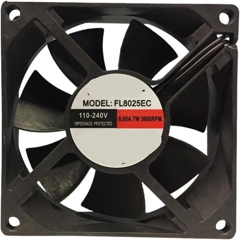 Axial Flow Fan 100-240V 8cm 80x80x25mm Cooling in Kuwait