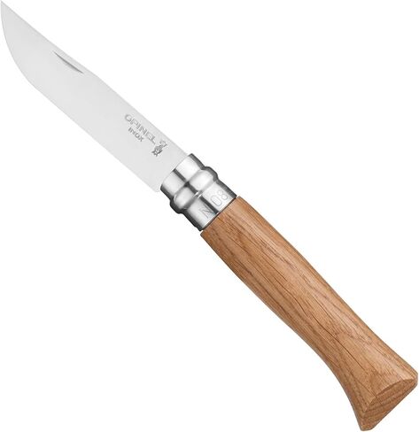 Opinel No. 8 - Stainless Steel Knife - Oak Handle in Kuwait
